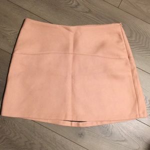 Blush pink Zara skirt